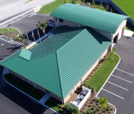 Bonita Springs Fire Station Berridge Double-Lock Zee-Lock Standing Seam Panel