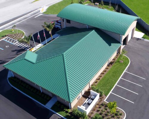 Bonita Springs Fire Station Berridge Double-Lock Zee-Lock Standing Seam Panel