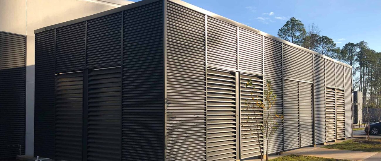 Office Building using HC-16 corrugated panel.