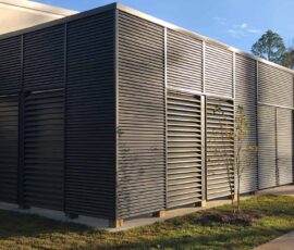 Office Building using HC-16 corrugated panel.