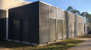 Office Building using HC-16 corrugated panel.