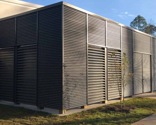 Office Building using HC-16 corrugated panel.