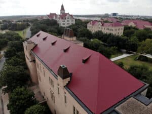 St Edwards University Victorian Shingles Colonial Red