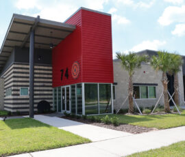 Jacksonville Fire and Rescue Deep-Deck Panel Deep Red