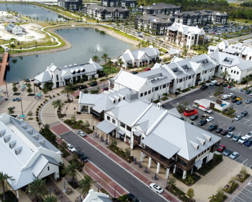 Waterside Place at Lakewood Ranch Double-Lock Zee-Lock Panel Zinc-Cote