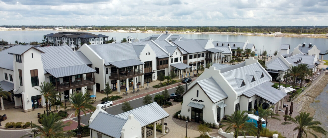 Waterside Place at Lakewood Ranch Double-Lock Zee-Lock Panel Zinc-Cote