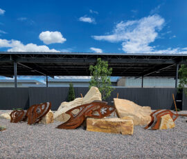 ADCO Fleet Architectural Privacy Fence Vee-Panel Charcoal Grey