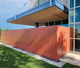Venture Academy Architectural Privacy Fence Vee-Panel