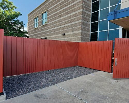 Venture Academy Architectural Privacy Fence Vee-Panel