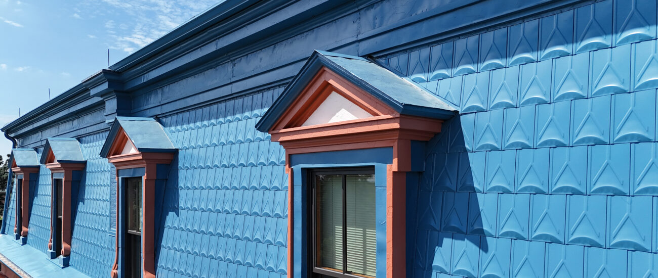 Regis University Main Hall Classic Shingle Bristol Blue