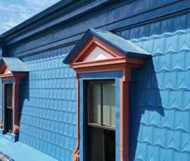 Regis University Main Hall Classic Shingle Bristol Blue