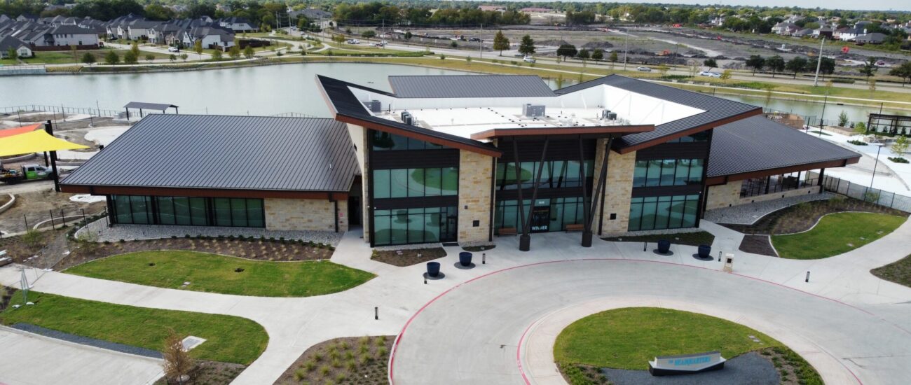 Solterra Amenity Center Cee-Lock Panel L-Panel Aged Bronze Dark Bronze Rosewood