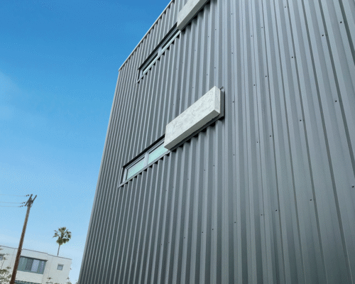 Chapman Place Apartments Deep-Deck Panel Charcoal Grey